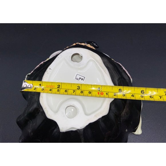 Fitz and Floyd Halloween Witch Candy Dish Vintage Glazed Ceramic 1992 - Picture 12 of 12